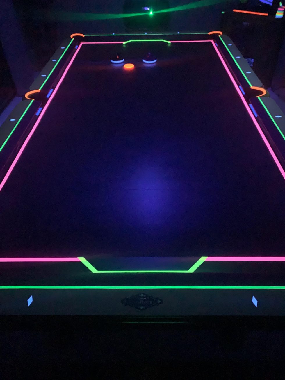 8' Pool Table Air Hockey Combo 90 Second Set Up Super Fast Fun